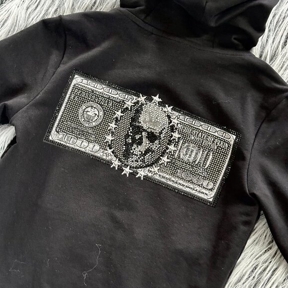 $355 PHILIPP PLEIN KIDS HOODIE JACKET - Picture 4 of 10